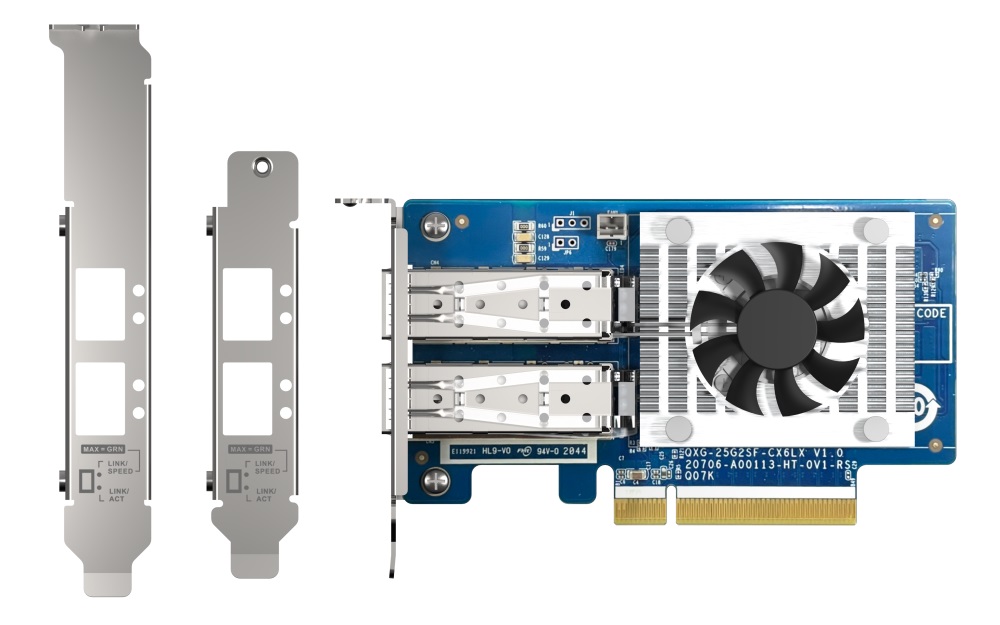 QNAP QXG-25G2SF-CX6 Dual-port 25GbE Network Expansion Card