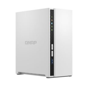 QNAP TS-233 2 Bay NAS ARM 4-core Cortex-A55 2.0GHz processor 2GB Hot-swappable 1