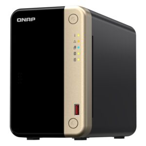 QNAP TS-264-8G 2 Bay desktop NAS 8 GB DDR4 onboard not expandable 2 x 3.5'/2.5'