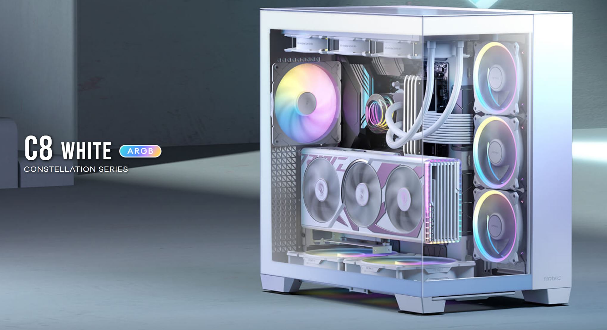 Antec C8 ARGB White E-ATX