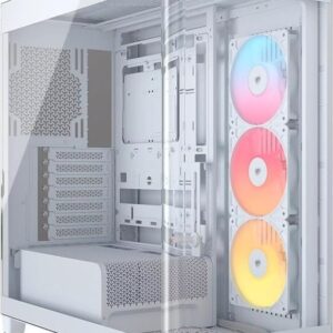 Corsair FRAME 4500X RS-R ARGB Panoramic Glass Mid-Tower PC Case White: 460mm GPU