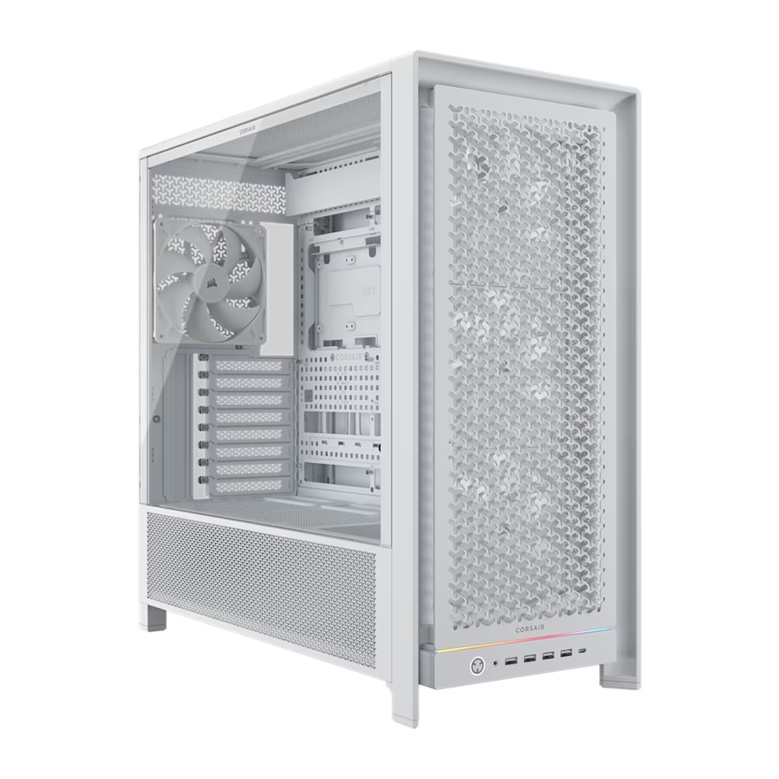 Corsair FRAME 5000D RS HIGH-AIRFLOW MID-TOWER PC CASE - WHITE