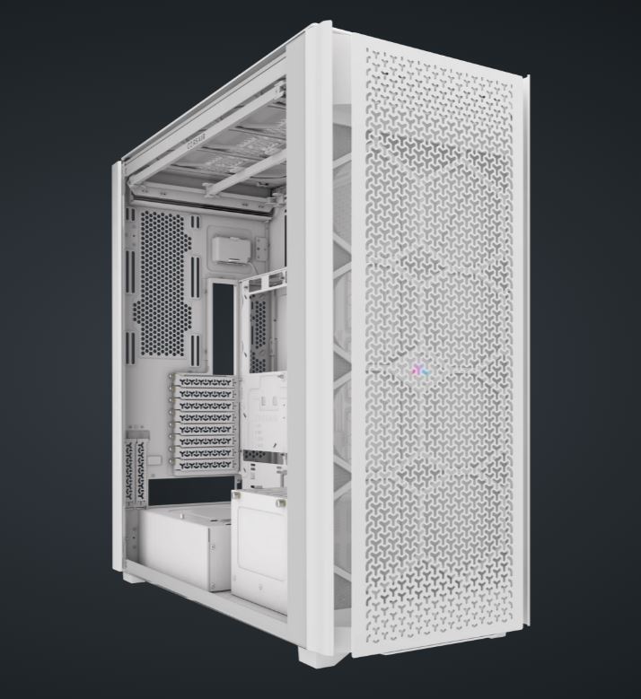 Corsiar 9000D RGB AIRFLOW Super Full-Tower PC Case - WHITE