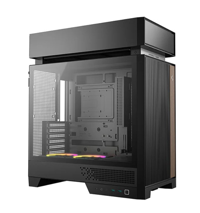 DeepCool CL660 Innovative Compartmentalized Optimized ATX Case. Pre-installed Du