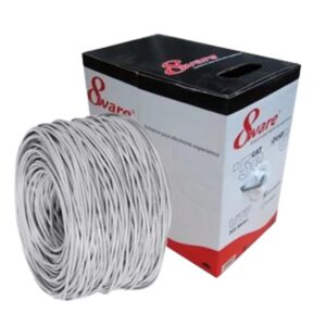 8Ware Cat5E 100m Solid Copper Cable Roll on Box with Dispenser 24AWG 10/100 8-co