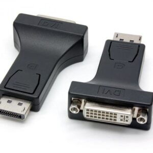 8Ware DisplayPort DP to DVI Adapter Converter 20-pin to DVI 24+1-pin Male to Fem