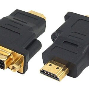 8Ware DVI-D to HDMI Female to Male Adapter Black compatible with TV