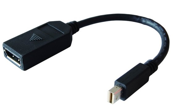 8ware Mini DisplayPort DP to DisplayPort DP Adapter Converter - 20 pins Male to