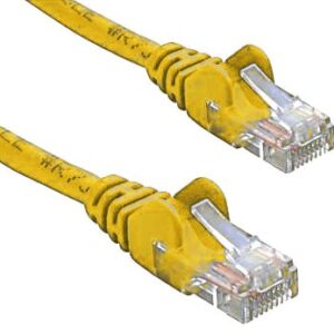 8ware CAT5e Cable 50cm / 0.5m - Yellow Color Premium RJ45 Ethernet Network LAN U