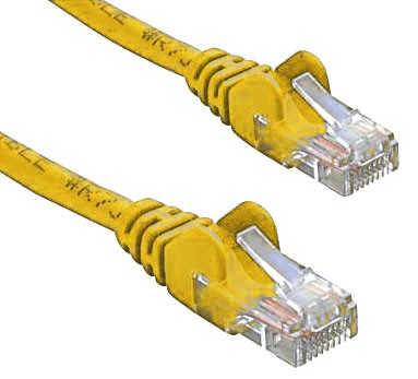 8ware CAT5e Cable 50cm / 0.5m - Yellow Color Premium RJ45 Ethernet Network LAN U