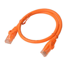 8Ware CAT6A Cable 0.25m (25cm) - Orange Color RJ45 Ethernet Network LAN UTP Patc