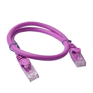 8Ware CAT6A Cable 0.25m (25cm) - Purple Color RJ45 Ethernet Network LAN UTP Patc