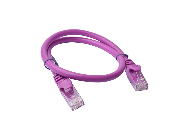8Ware CAT6A Cable 0.25m (25cm) - Purple Color RJ45 Ethernet Network LAN UTP Patc