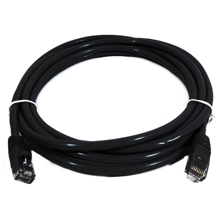 8Ware CAT6A Cable 0.5m (50cm) - Black Color RJ45 Ethernet Network LAN UTP Patch