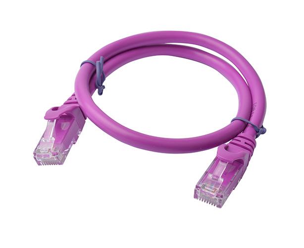 8Ware CAT6A Cable 0.5m (50cm) - Purple Color RJ45 Ethernet Network LAN UTP Patch