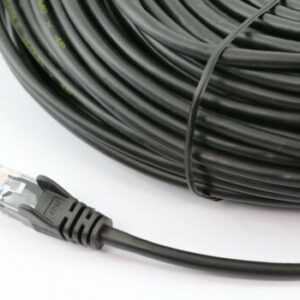 8Ware CAT6A Cable 15m - Black Color RJ45 Ethernet Network LAN UTP Patch Cord Sna