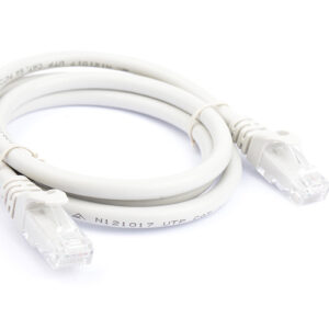 8Ware CAT6A Cable 1m - Grey Color RJ45 Ethernet Network LAN UTP Patch Cord Snagl