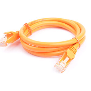 8Ware CAT6A Cable 1m - Orange Color RJ45 Ethernet Network LAN UTP Patch Cord Sna