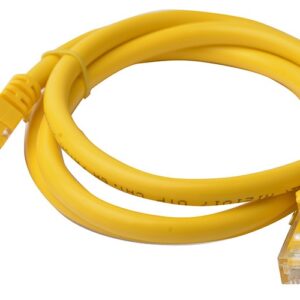 8Ware CAT6A Cable 1m - Yellow Color RJ45 Ethernet Network LAN UTP Patch Cord Sna