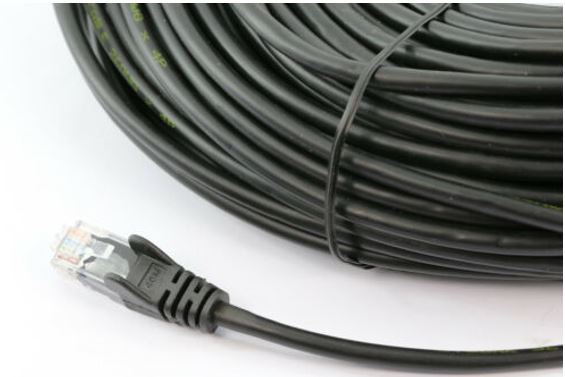 8Ware CAT6A Cable 30m - Black Color RJ45 Ethernet Network LAN UTP Patch Cord Sna