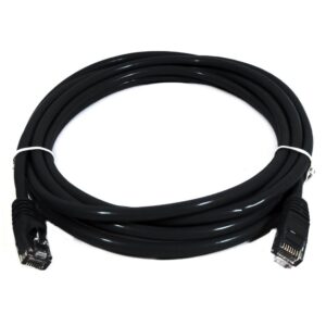 8Ware CAT6A Cable 3m - Black Color RJ45 Ethernet Network LAN UTP Patch Cord Snag