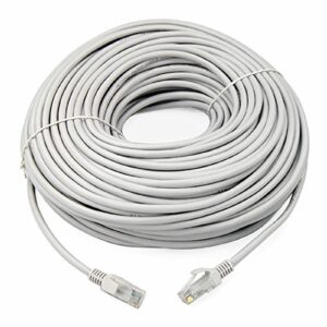 8Ware CAT6A Cable 50m - Grey Color RJ45 Ethernet Network LAN UTP Patch Cord Snag