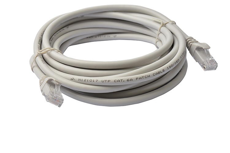 8Ware CAT6A Cable 5m - Grey Color RJ45 Ethernet Network LAN UTP Patch Cord Snagl