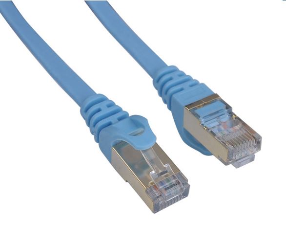 8Ware CAT7 Cable 1m - Blue Color RJ45 Ethernet Network LAN UTP Patch Cord Snagle