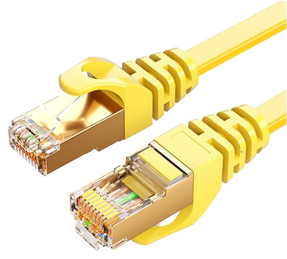 8Ware CAT7 Cable 5m - Yellow Color RJ45 Ethernet Network LAN UTP Patch Cord Snag