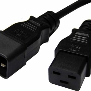 8Ware 3m Power Extension Cable Lead 15A IEC-C19 to IEC-C20 Male to Female for UP