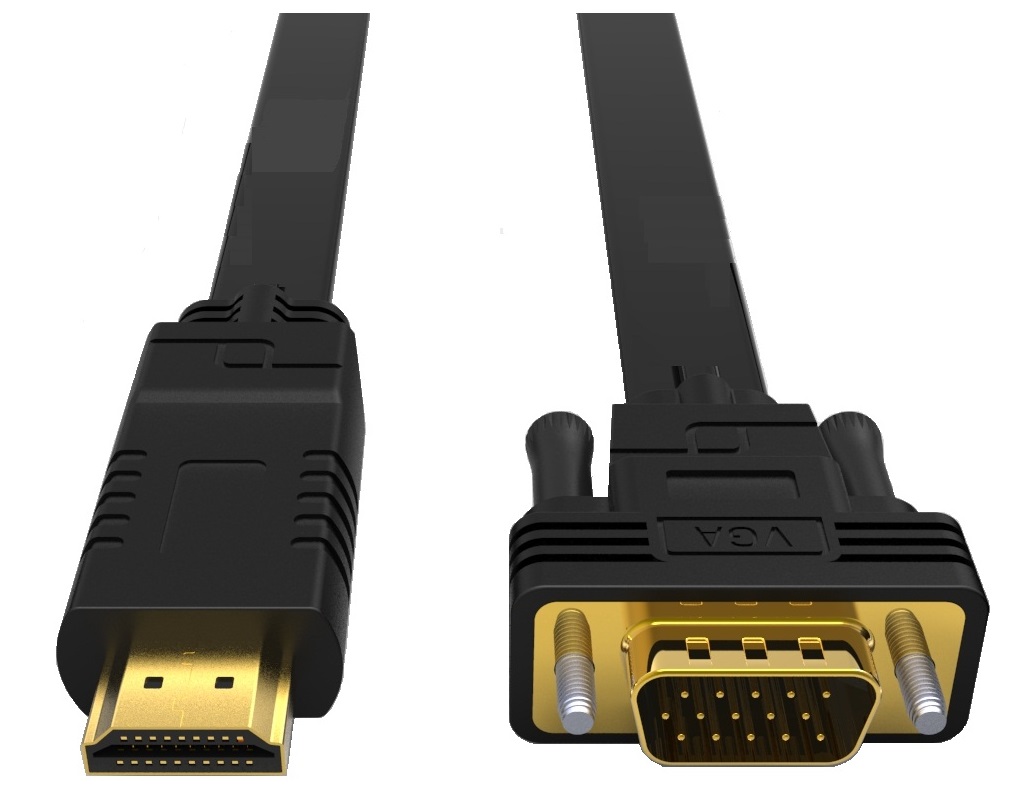 8Ware HDMI to VGA Adapter Converter Cable 2m Male to Male for Desktop Computer