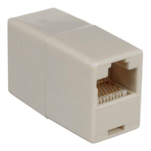 8Ware RJ45 Inline Coupler - Network Keystone Jack Socket suitable for CAT5e and