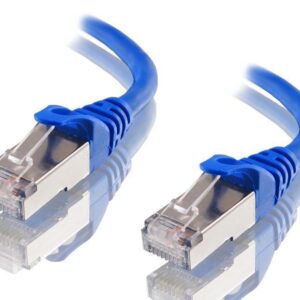 Astrotek CAT6A Shielded Ethernet Cable 50m Blue Color 10GbE RJ45 Network LAN Pat