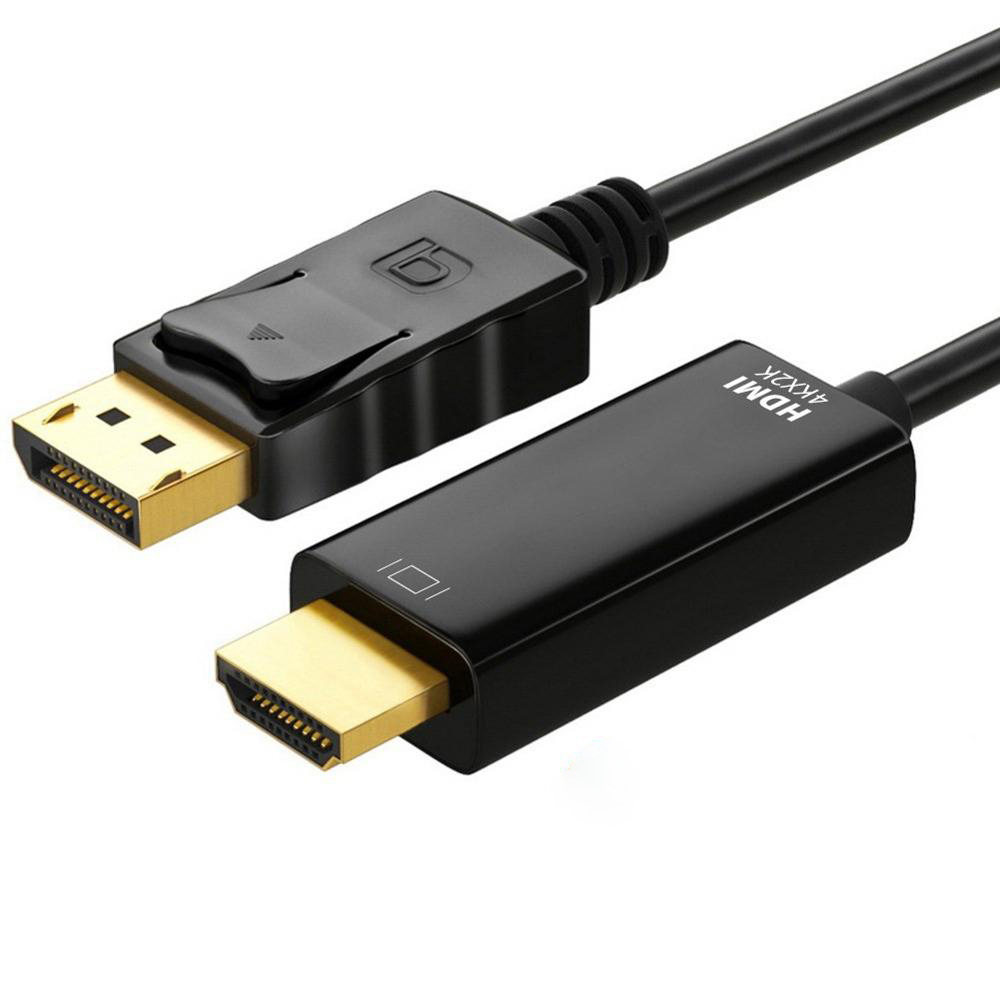 Astrotek 2m DisplayPort DP to HDMI Cable Converter Adapter - Male to Male 4K Res