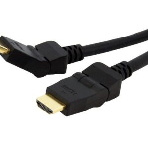 Astrotek HDMI Cable 2m - v1.4 19 pins Type A Male to Male 180 Degree Swivel Type