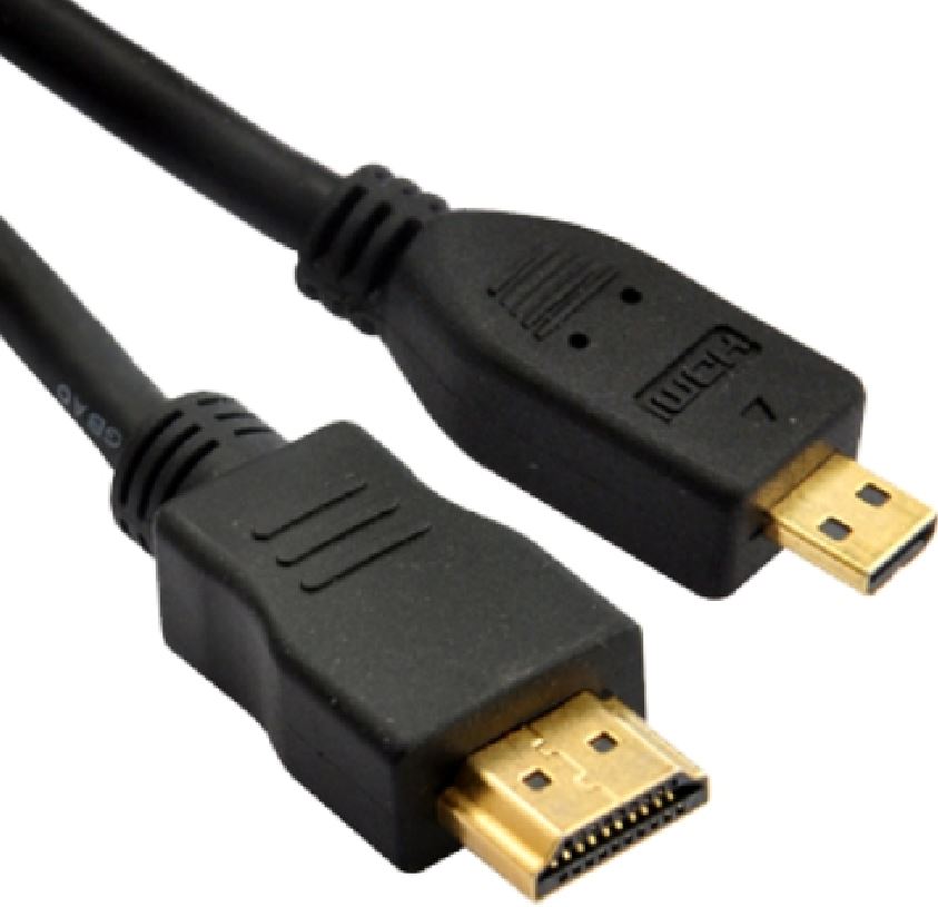 Astrotek HDMI to Micro HDMI Cable 3m - 1.4v 19 pins A Male to D Male 34AWG OD4.