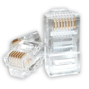 Astrotek RJ45 Jack Connector Modular Plug Crimp 8P8C CAT5e LAN Network Ethernet