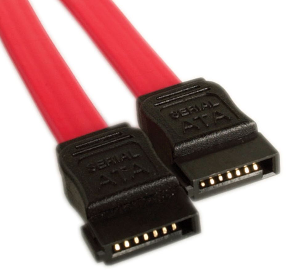 Astrotek Serial ATA SATA 2 Data Cable 50cm 7 pins to 7 pins Straight 26AWG Red ~