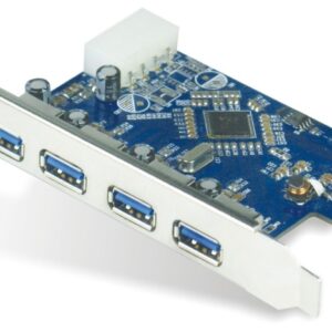 Astrotek 4x Ports USB 3.0 PCIe PCI Express Add-on Card Adapter 5Gbps Windows XP/