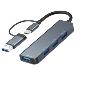 Astrotek 4 Port High speed USB3.0 HUB U-Disk USB-A Keyboard Mouse Gamepad with U