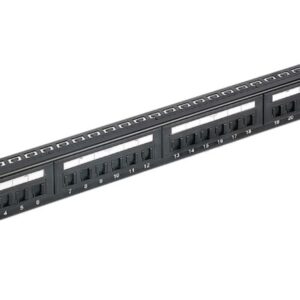 Astrotek 24 Ports UTP Patch Panel CAT6 RJ45 for 19' 1RU Rack Mount Data Network