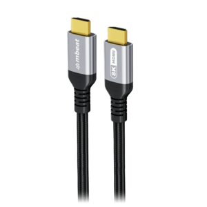 mbeat® Tough Link 1.5m Certified 8K HDMI Cable - Space Grey  HDMI 2.1 (male) to