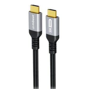 mbeat® Tough Link 3m Certified 8K HDMI Cable - Space Grey HDMI 2.1 (male) to HD