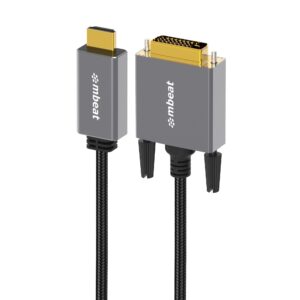 (LS) mbeat® Tough Link 1.8m HDMI to DVI Cable  Up to 1080p@60Hz (1920×1080)  C