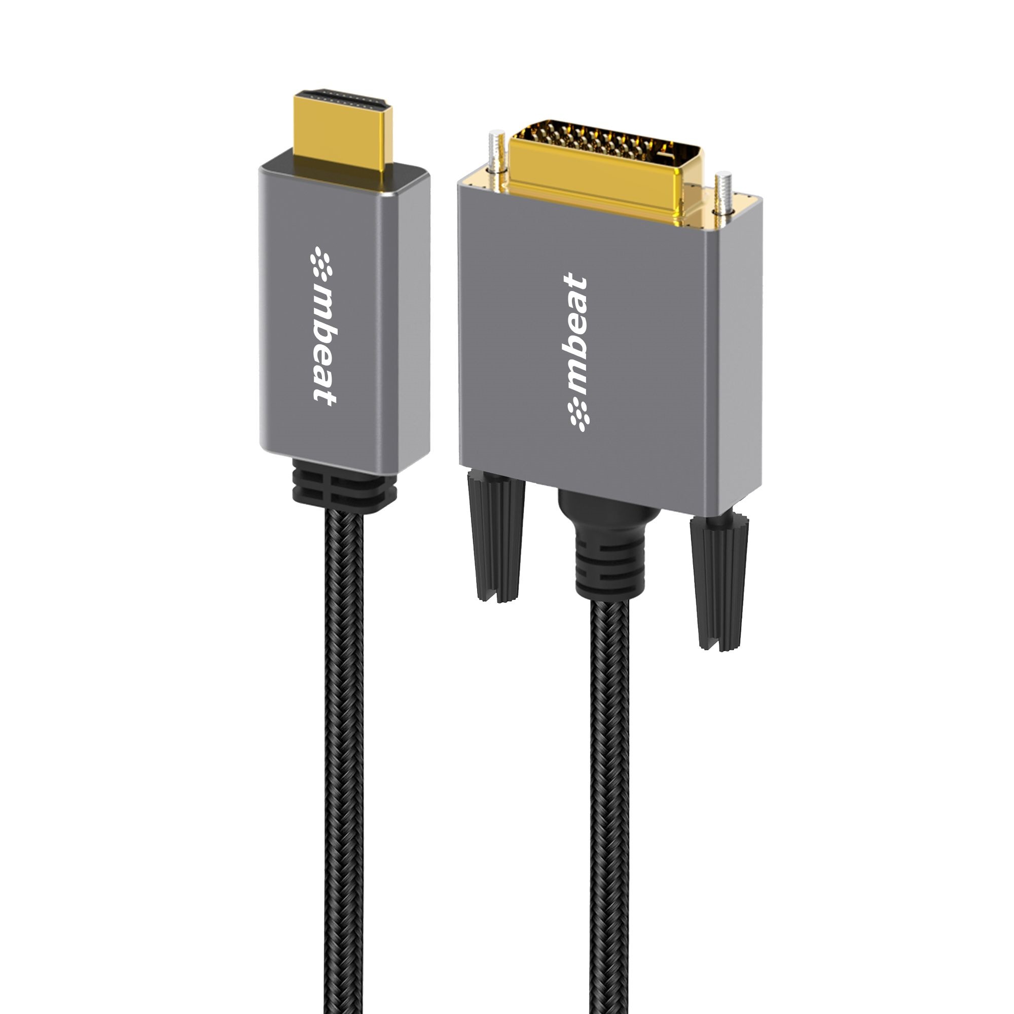 (LS) mbeat® Tough Link 1.8m HDMI to DVI Cable Up to 1080p@60Hz (1920×1080) C
