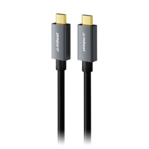 mbeat® Tough Link 1m USB 4.0 USB-C Cable - Space Grey Video Resolution: Maximum