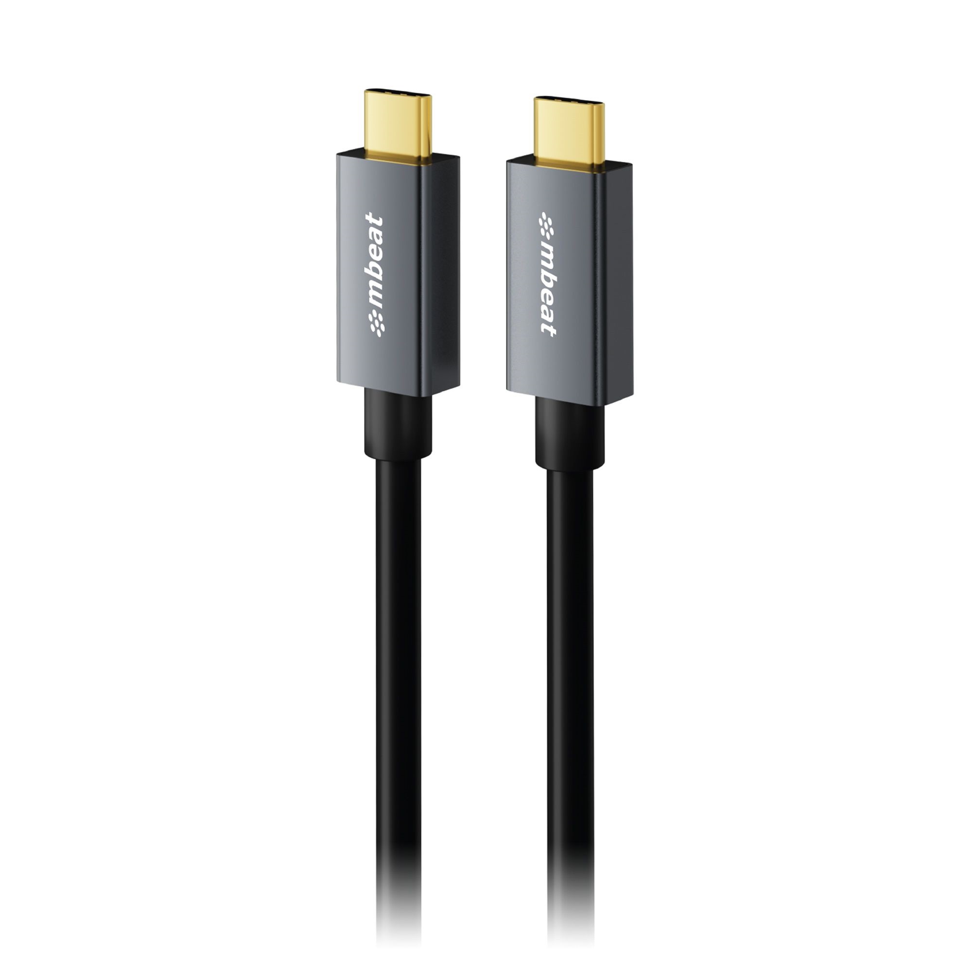 mbeat® Tough Link 1m USB 4.0 USB-C Cable - Space Grey Video Resolution: Maximum