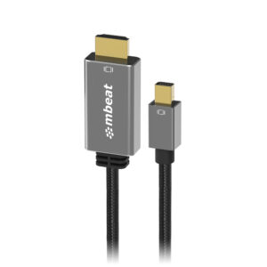 (LS) mbeat® Tough Link 1.8m Mini DisplayPort to HDMI Cable - Space Grey Package