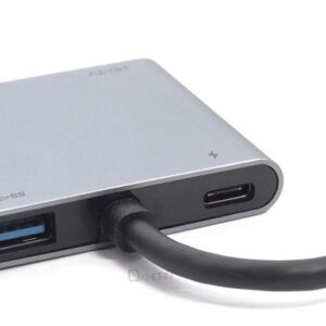 Oxhorn 4-in-1 USB-C to 2x HDMI 1xUSB3.0 1xUSB-C Charging Port 100W Power Deliver