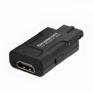 (LS)Simplecom CM461v2 HDMI Adapter Composite AV and S-Video to HDMI Converter fo